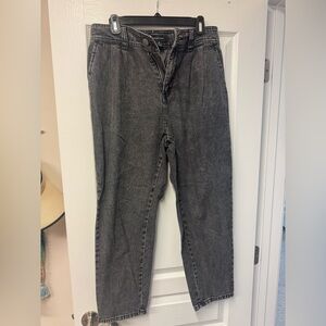 Who What Wear Black Relaxed Jeans